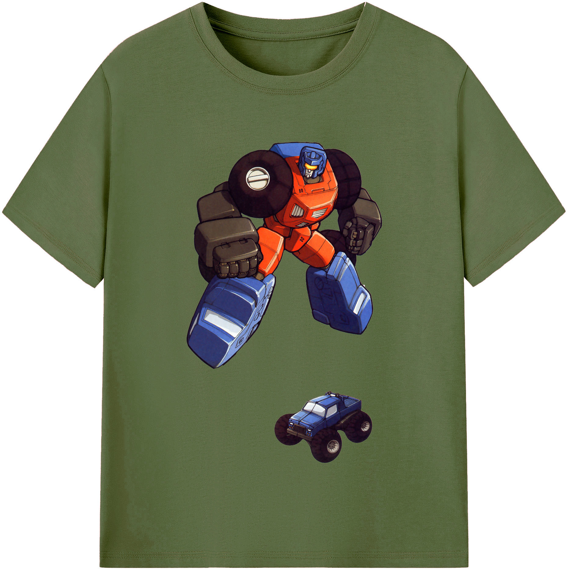 （画像用）  綿100％半袖Tシャツ（フロントプリント）